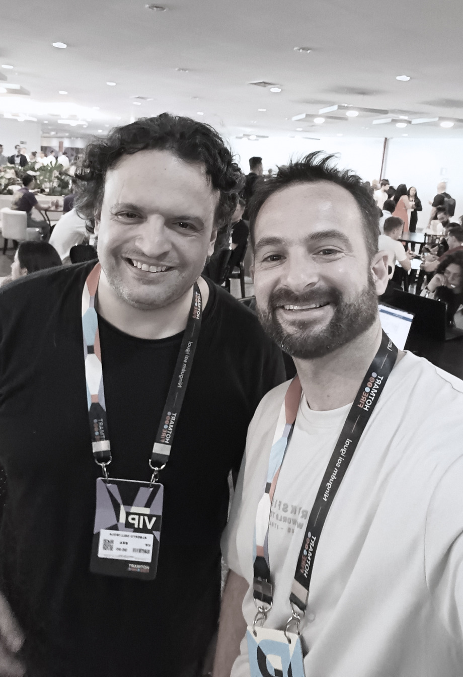 Christian Grinner junto a Alberto Dell'Isola, referente latinoamericano en hipnosis clínica