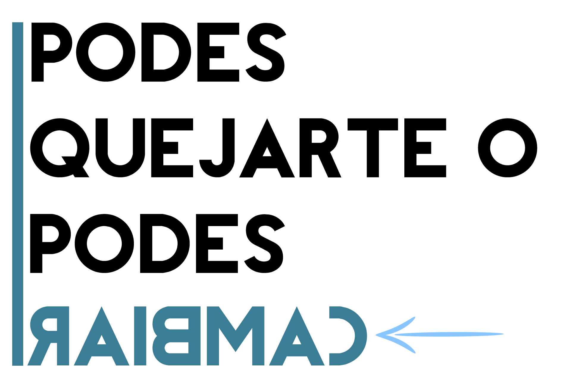 Podés quejarte o podés cambiar — Christian Grinner